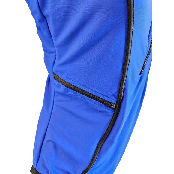 Charmo Womens Blue Athletic Swimsuit Zipper Pockets & UPF 50% Protection Size M - Picture 7 of 10